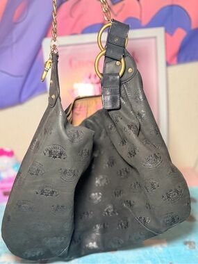 Juicy Couture Embossed Leather Hobo